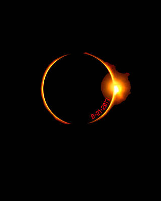 The Digital Art - Solar Eclipse 2017 by Flippin Sweet Gear