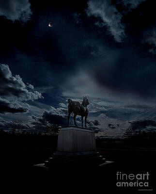 Dramatic Wall Art featuring the photograph Solar Eclipse Over Morgan Horse Farm In Vermont by Eric Killorin