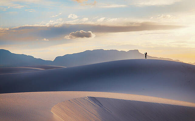 Solitude in the Sand Dunes Wall Art