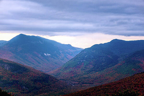 Wall Art featuring the photograph Somber Autumn Mountains by Jeff Sinon