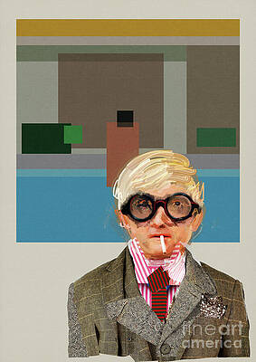 Wall Art featuring the mixed media Some Bloke From Bradford - Portrait by BFA Prints