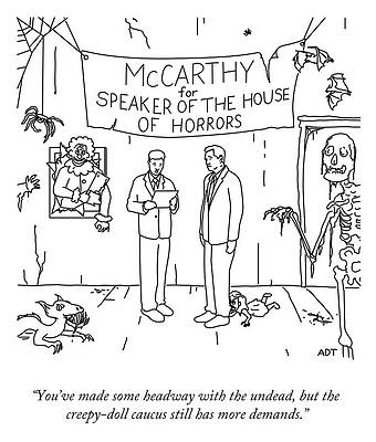 Bat Wall Art featuring the drawing Some Headway With The Undead by Adam Douglas Thompson