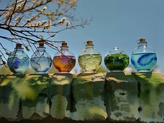 Sky Digital Art - Some Ingredients by Eris And AI