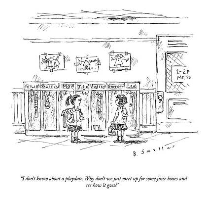 School Hallway Conversation Wall Art