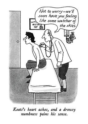 Sky Drawing - Some Watcher Of The Skies by JB Handelsman