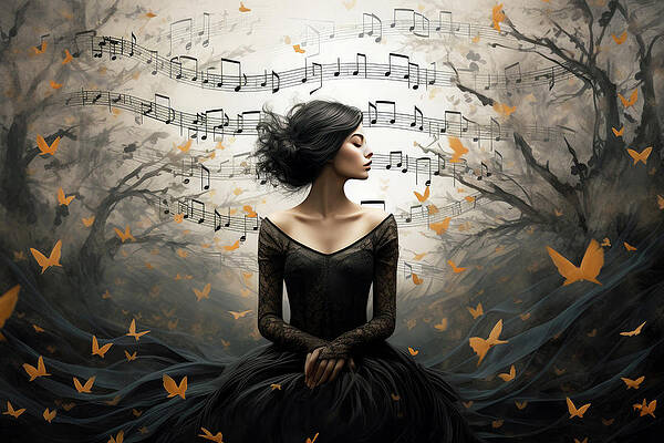 Tree Digital Art - Songs Of Silence by Ron Weathers