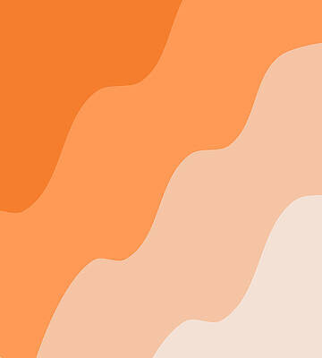 Wall Art featuring the digital art Orange Sorbet by Onedayoneimage Photography