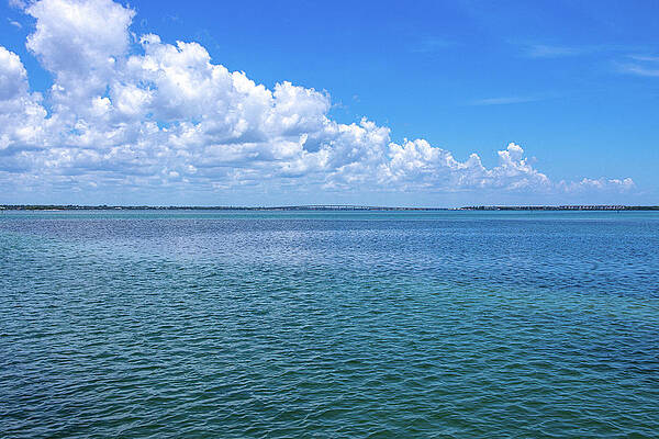 Wall Art featuring the photograph South Hutchinson Island Waterway by Blair Damson