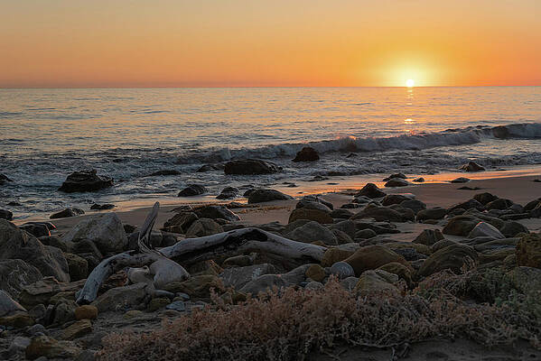 Wall Art featuring the photograph Southern California Beach Sunset by Matthew DeGrushe