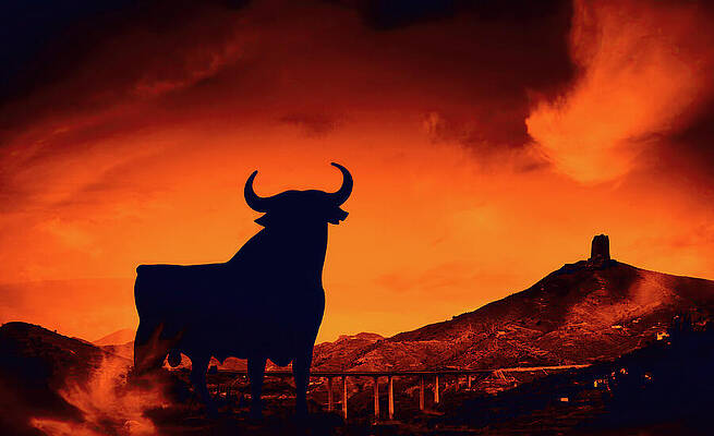 Sky Photograph - Spanish by Tatiana Travelways