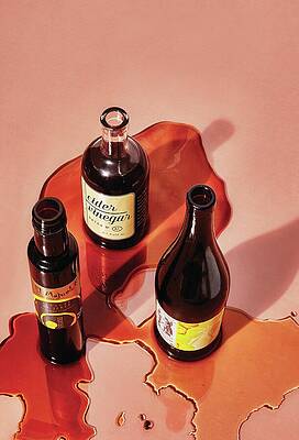 Wall Art featuring the photograph Spilled Vinegar by Alex Lau