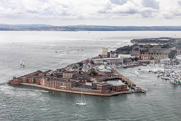Wall Art featuring the photograph SpinnakerTower Views #2 by Shirley Mitchell