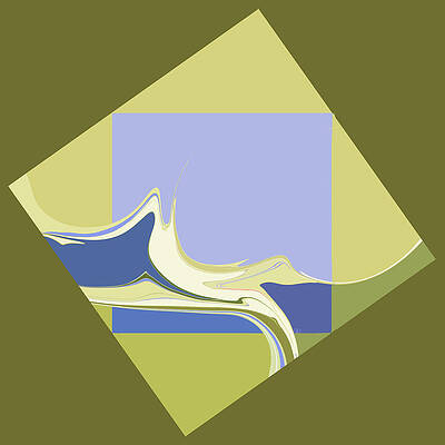 Wall Art featuring the digital art Splash 5 by Gina Harrison