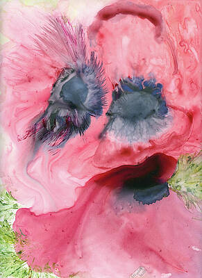 Colorful Painting - Anemones For Spring by Elizabeth Reich