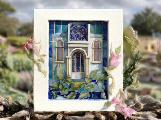 Organic Wall Art featuring the digital art Spring Flowers by Eris And AI