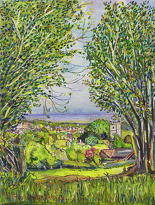 Wall Art featuring the painting Springtime Cam View by Seeables Visual Arts