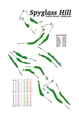 Wall Art featuring the digital art Spyglass Hill by Flop Shot Studio