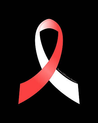 Awareness Wall Art featuring the digital art Squamous Cell Carcinoma Awareness by Flippin Sweet Gear