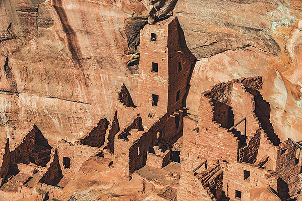 County Photograph - Square Tower House Close Up, Mesa Verde, Colorado by Abbie Warnock