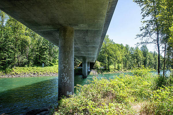 State Route 20 Photograph - SR 20 Bridge Over Baker River by Tom Cochran