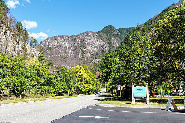 State Route 20 Photograph - SR 20 Passing Newhalem by Tom Cochran