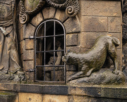 Architecture Photograph - St. Charles Bridge, Prague Statue by Robert Niemeier