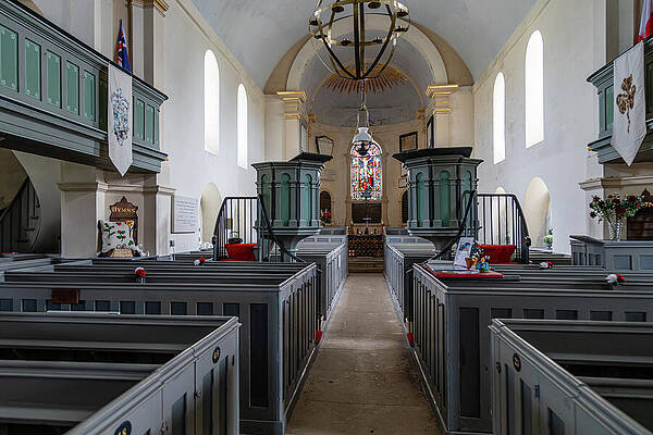 Interior of a Historic Church Wall Art
