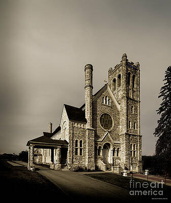 Wall Art featuring the photograph St. Mary's Church, Middlebury, Vermont by Eric Killorin