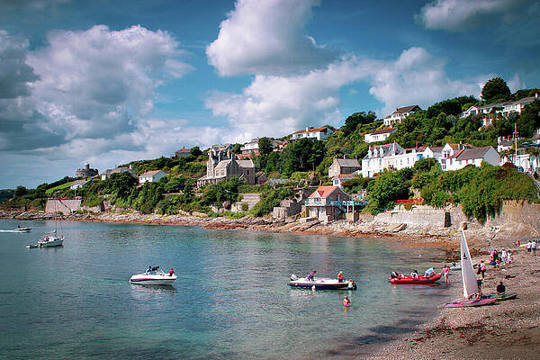Colour Photograph - St Mawes,  View Towards St Mawes Castle by Seeables Visual Arts