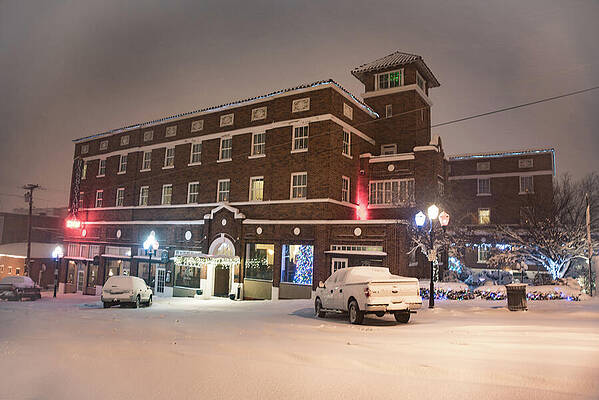 Winter Photograph - St Michael Christmas by Matt Halvorson