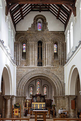 Historic Church Interior Wall Art