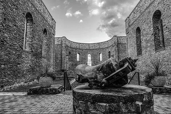 Ruins of an Ancient Cannon Courtyard Photograph