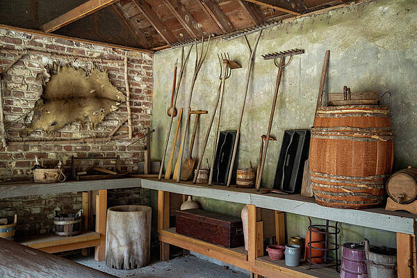 Wall Art featuring the photograph Stableyards At Middleton Place Plantation 3 by Cindy Robinson
