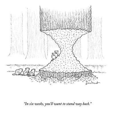 Growth Wall Art featuring the drawing Stand Way Back by David Borchart