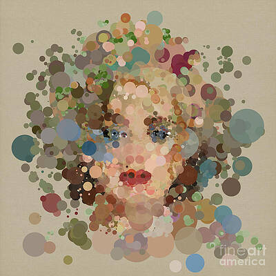 Portrait Wall Art featuring the digital art Stardrops by BFA Prints