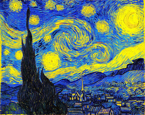 Starry Night by Vincent van Gogh Digital Art