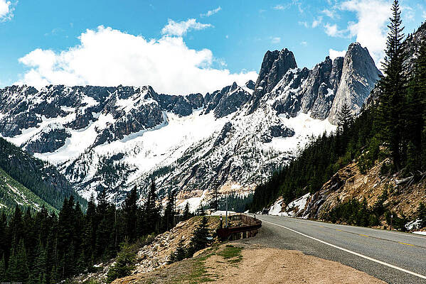 Washington Photograph - State Route 20 At Washington Pass by Tom Cochran