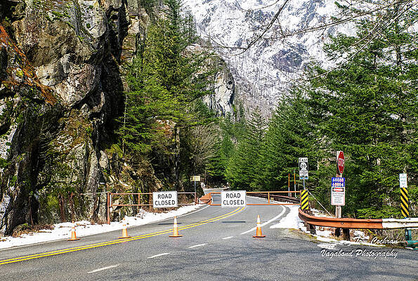 State Route 20 Photograph - State Route 20 Was Closed At Newhalem by Tom Cochran
