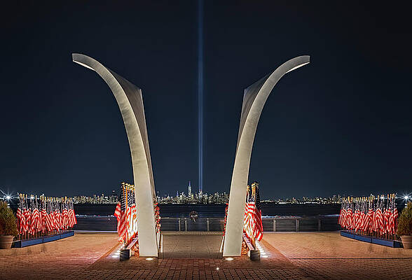 Wall Art featuring the photograph Staten Island September 11 Memorial by Susan Candelario