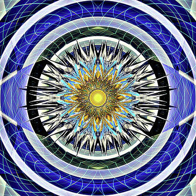 Vibrant Digital Art - Stealth Clock Radio by David Manlove