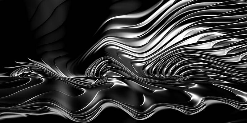 Modern Wall Art featuring the digital art Steel Breeze by Vic Eberly