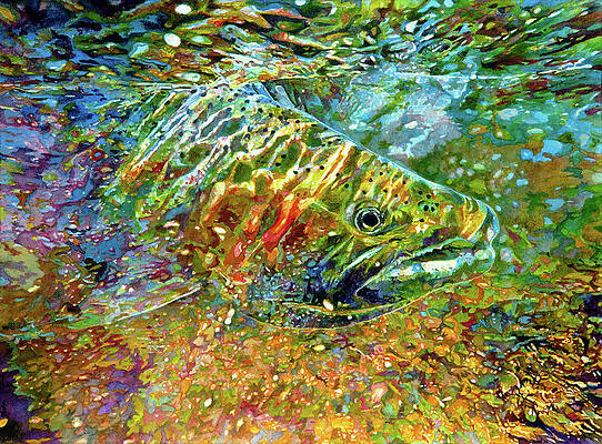 Painting - Steelhead 2 by Grant Nixon