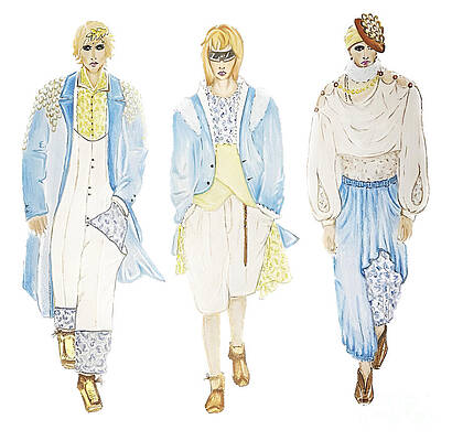 Wall Art featuring the mixed media Stella Sampsonidi Design No10 by Antonios Valamontes