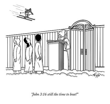 Ski Drawing - Still The Time To Beat by Felipe Galindo