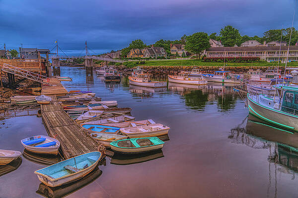 Photograph - Stillness In Perkins Cove by Penny Polakoff