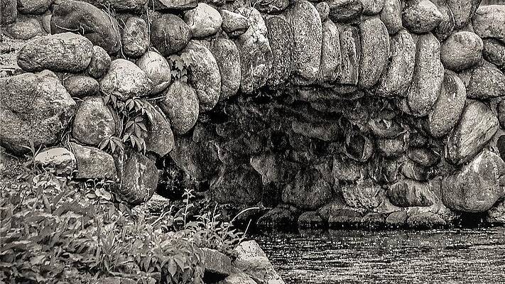 Wall Art featuring the photograph Stone Bridge Arch by John Linnemeyer
