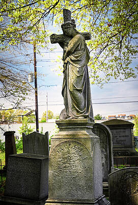 Wall Art featuring the photograph Stone Cross by Steven Nelson