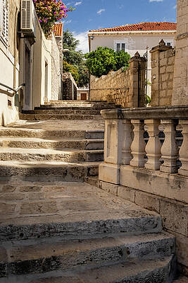 Reflection Wall Art featuring the photograph Stone Steps by Craig A Walker
