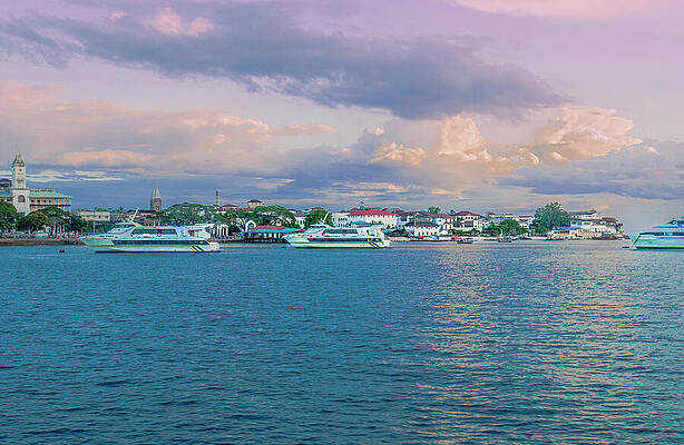 Tanzania Wall Art featuring the photograph Stone Town Zanzibar Tanzania East Africa Circa 2004 3494-101 by Neptune Ivy