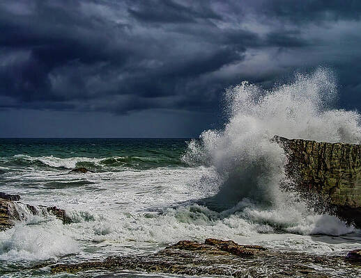 Photograph - Storm Breweing Oso Penninsula Japan by Tommy Farnsworth